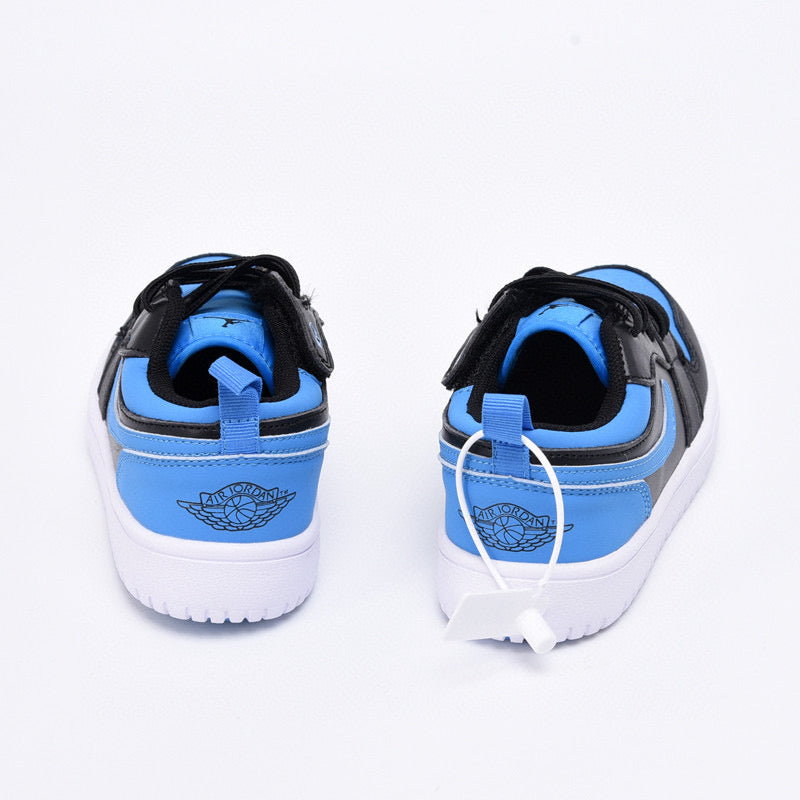 Joe 1 magic buckle children's shoes" black, blue"