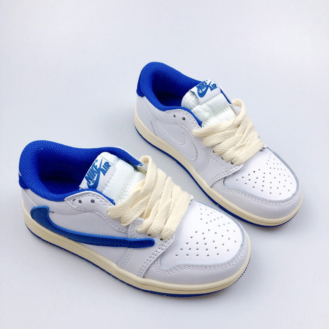 Jordan low-top reverse hook black warrior" white, blue"