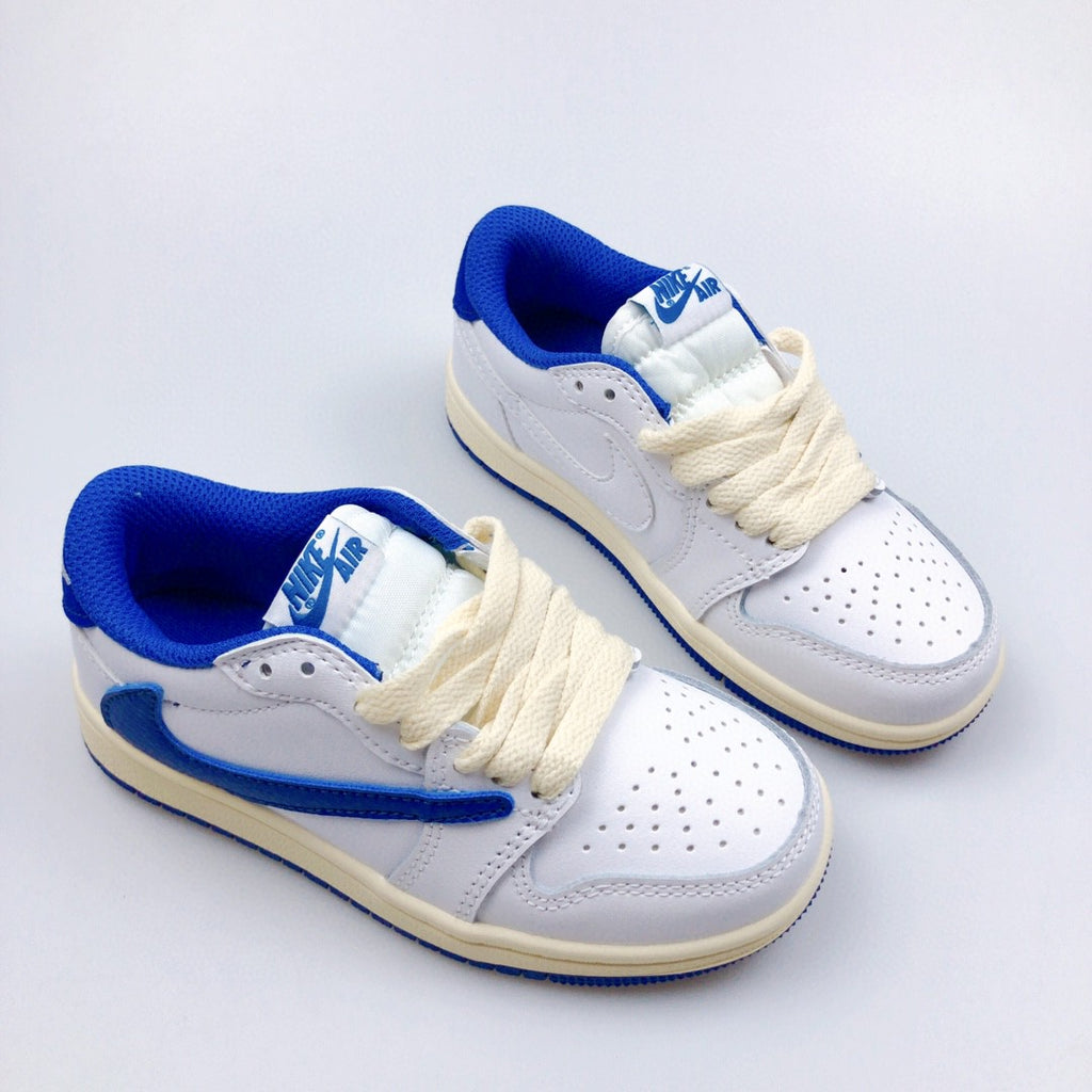 Jordan low-top reverse hook black warrior" white, blue"