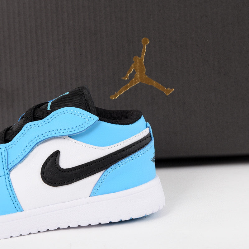 Jordan low top elastic band" white, blue"