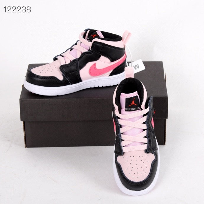 Jordan high top elastic band" black, pink"