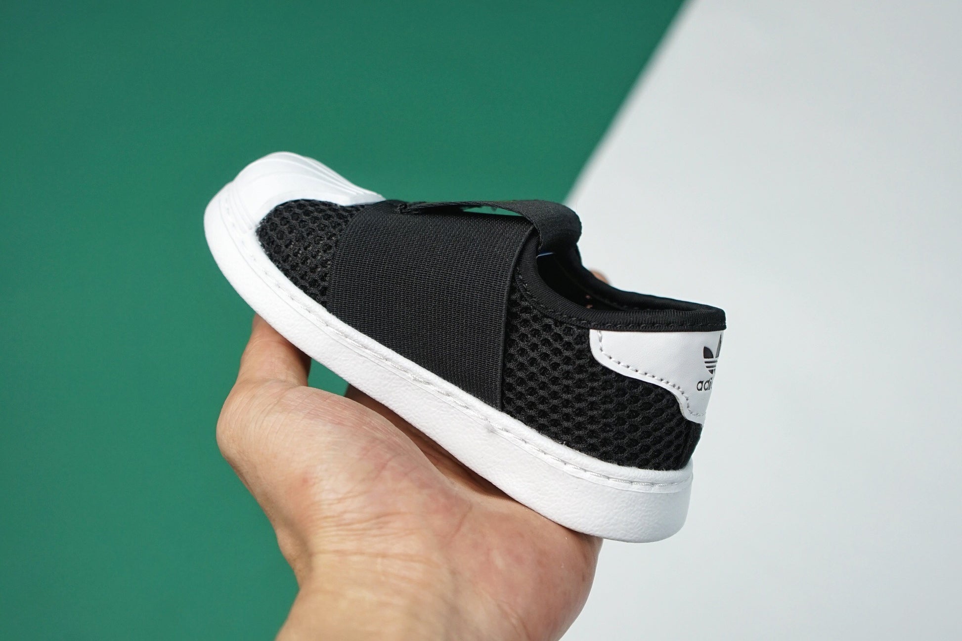 AD one-step soft shell mesh bandage shoes" black"
