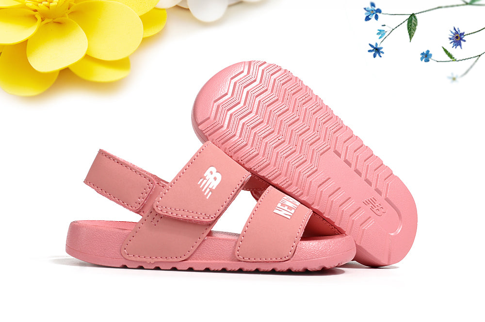 NB double bar sandals" pink"