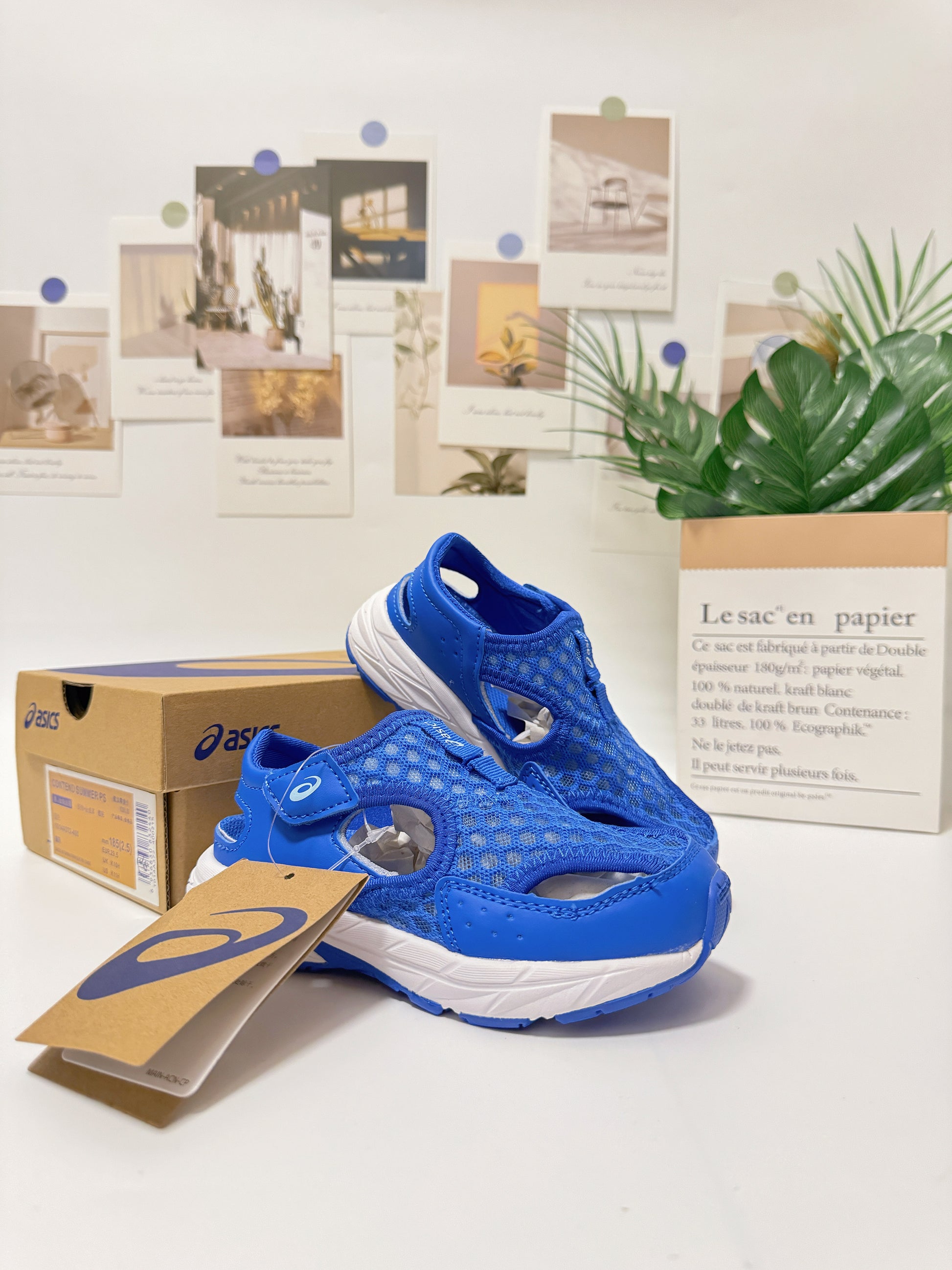 YSS new Velcro sandals" blue"
