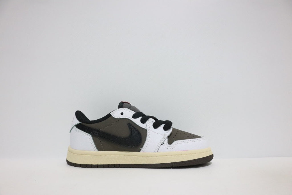 Jordan low-top hook series" white, black, dark olive green"