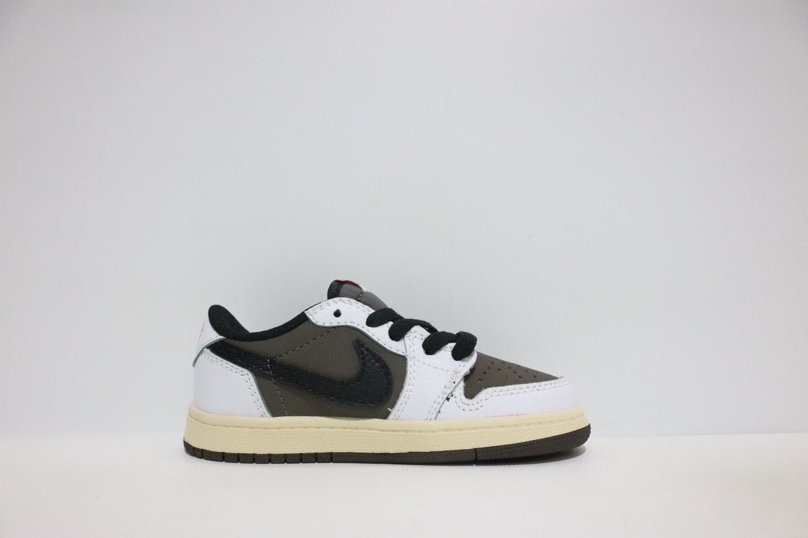 Jordan low-top hook series" white, black, dark olive green"