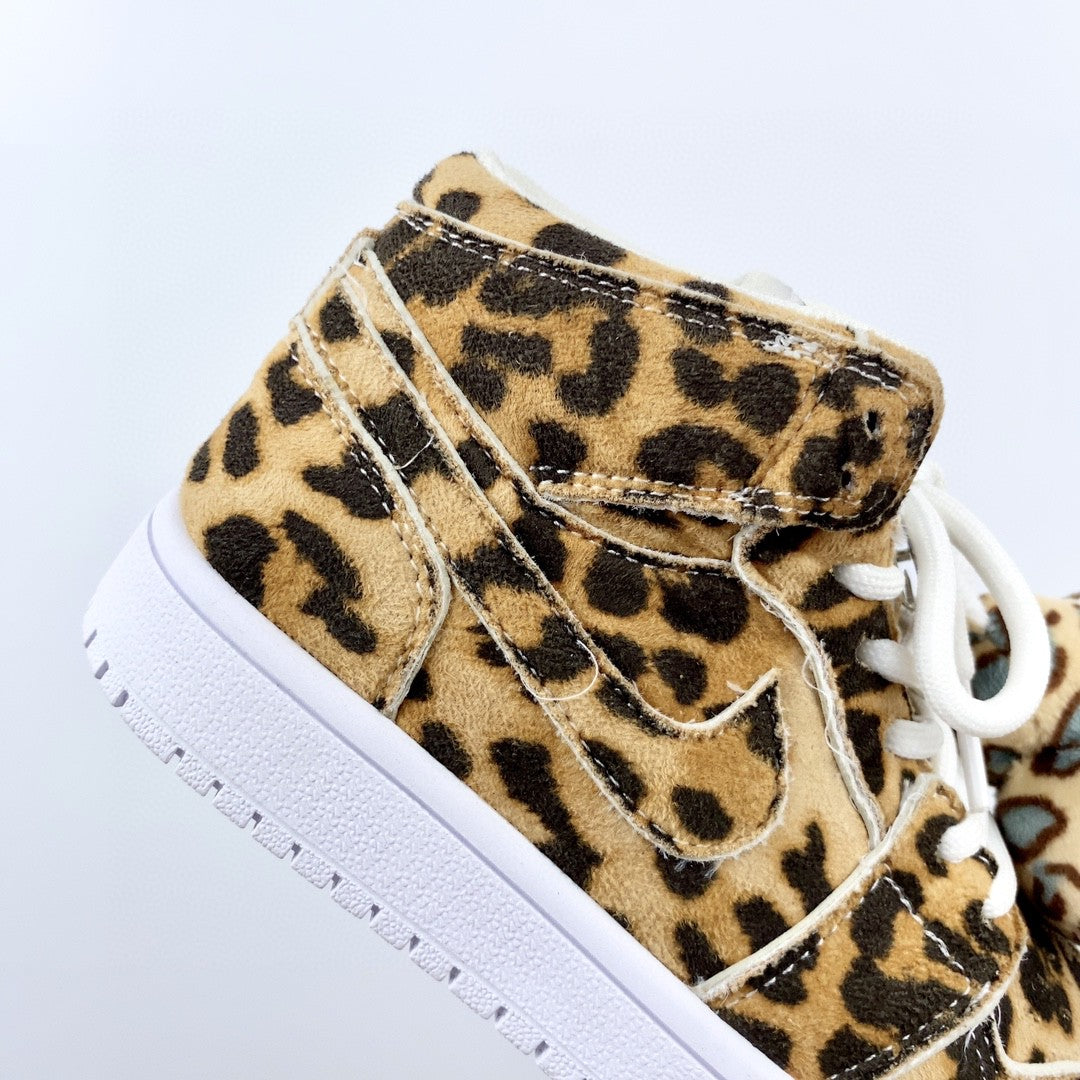Joe 1 low-top hook series children's shoes" brown, black"