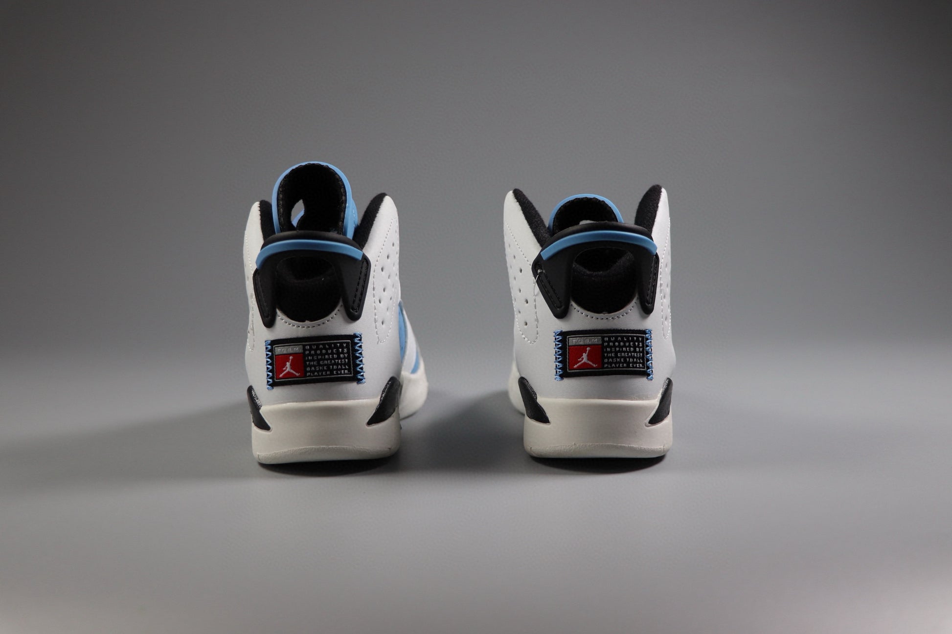Joe 6 children's basketball shoes " white, & blue"