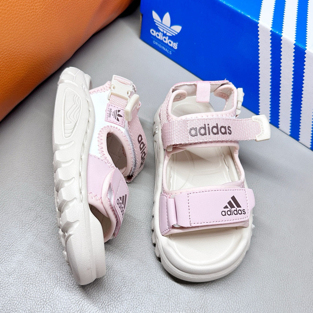 Adidas outdoor closed toe children's sandals" light pink"