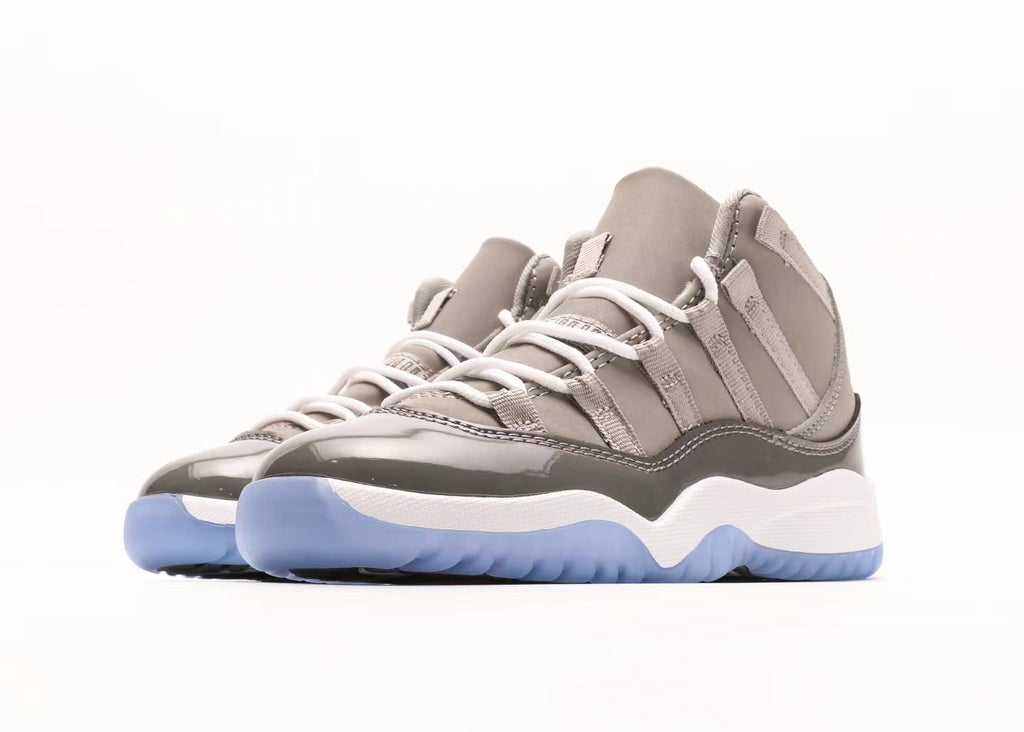 Joe 11 high-top high-quality children's shoes" basketball" cool gray"