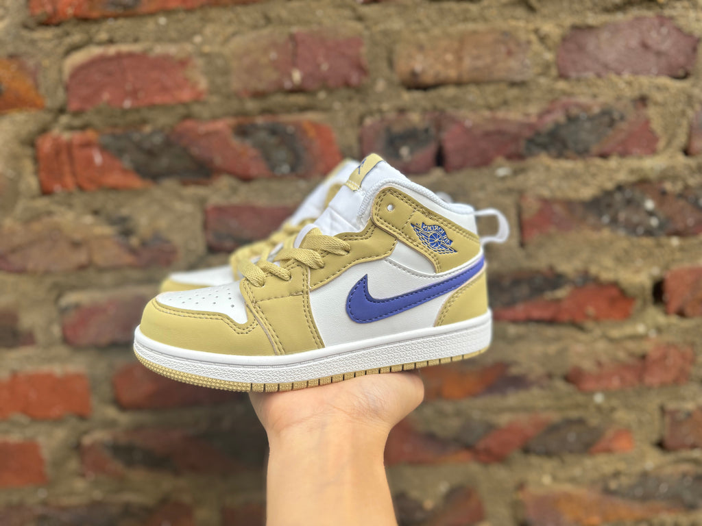Joe 1 lace up" white, dark blue, khaki"
