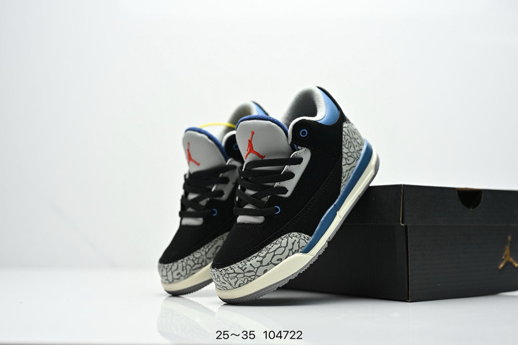 Joe 3"black, blue"