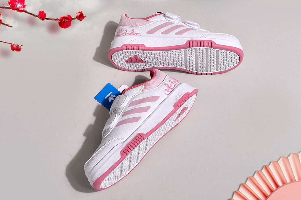 Adidas Velcro Sneakers" white, light pink"