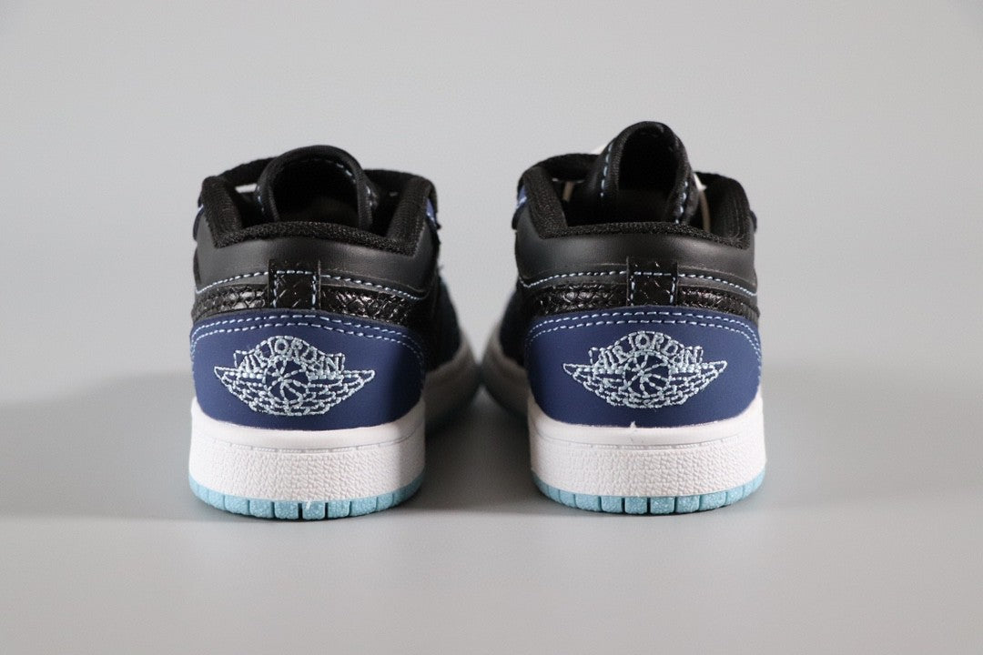 Jordan 1 Classic Kids Shoes" black, navy"