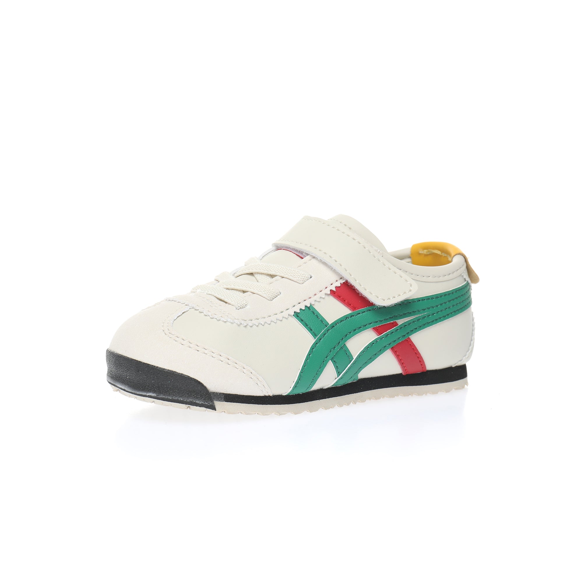 Asics Tiger" white, orange, green"