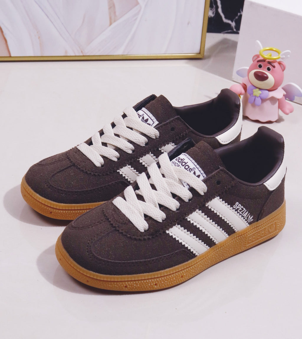 Adidas Dexter II casual children's sneakers" brown"