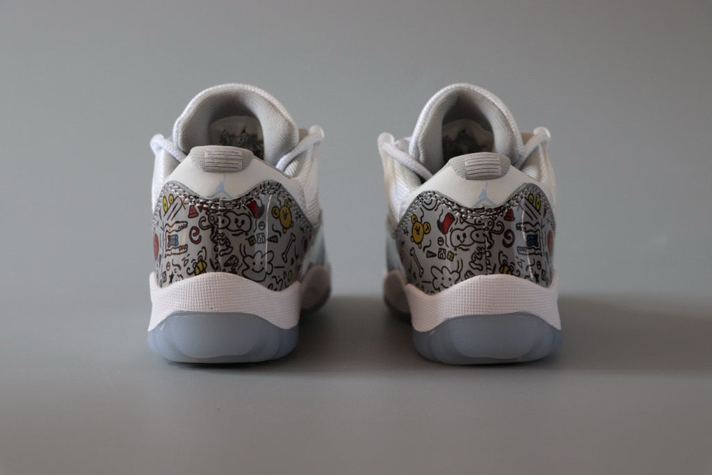 Joe 11 low-top children's shoes" white, gray"