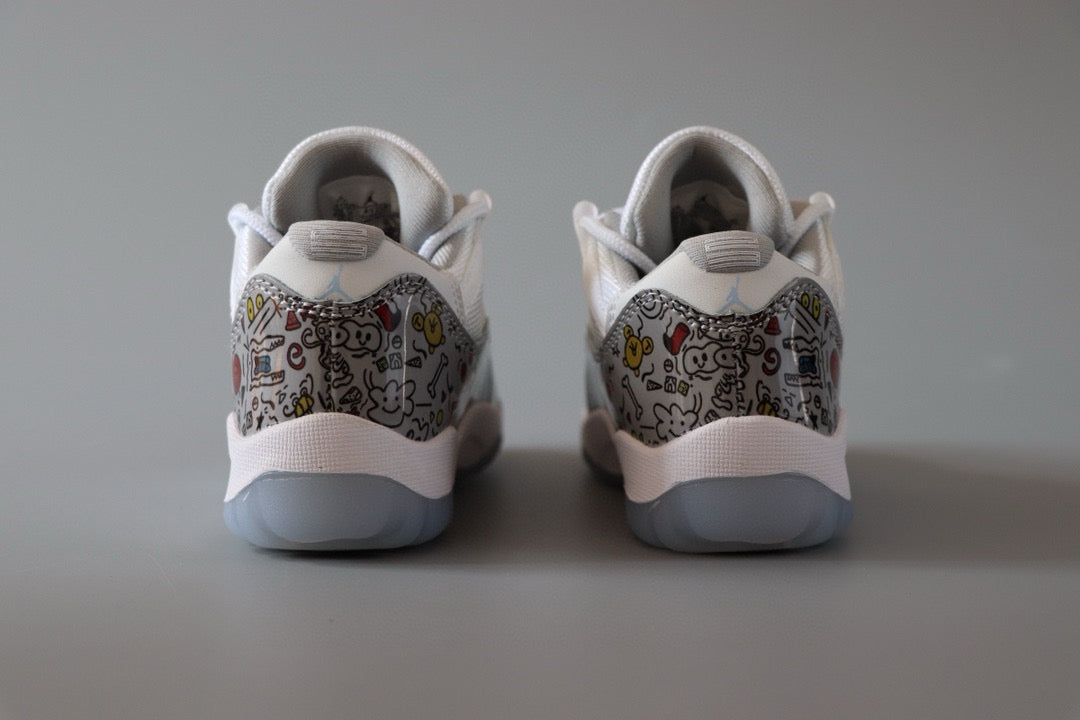 Joe 11 low-top children's shoes" white, gray"