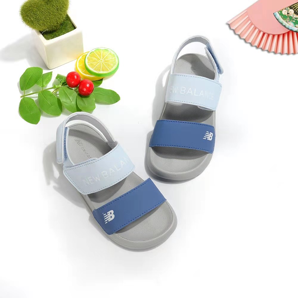 NB double bar sandals " blue"