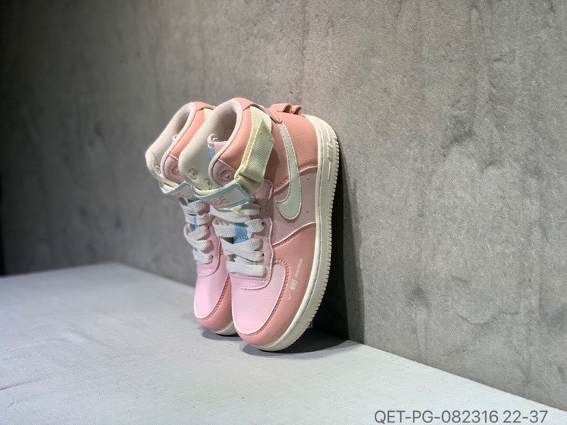 High-top Macaron Air Force" Pink"