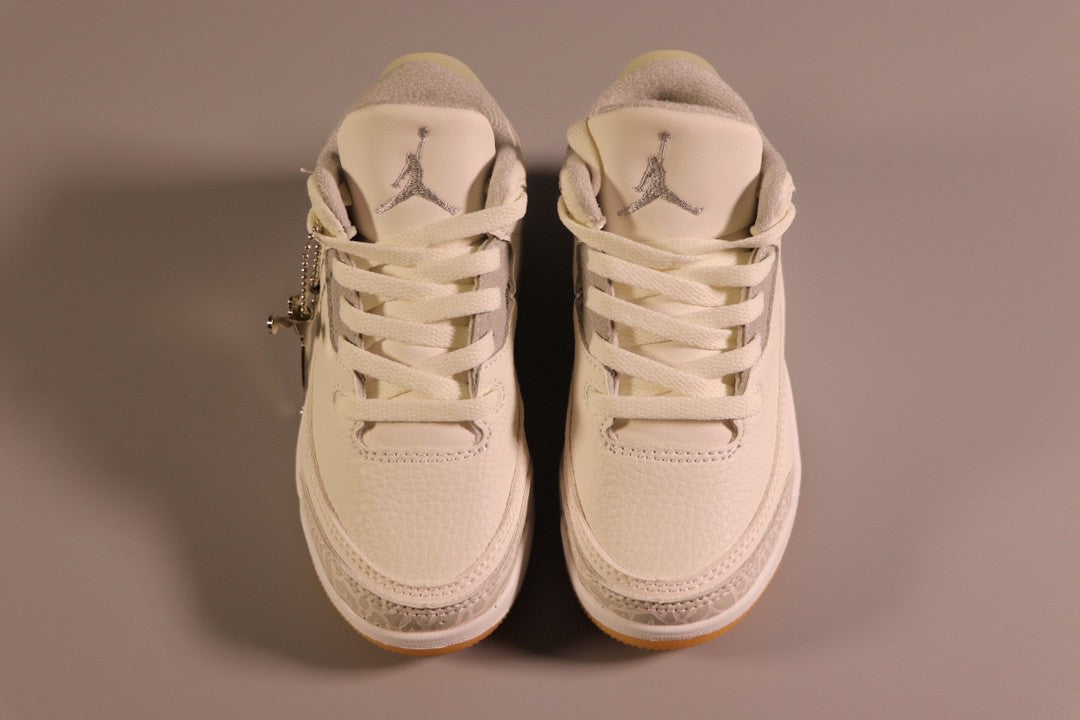 Jordan AJ3 children's shoes" white, gray"