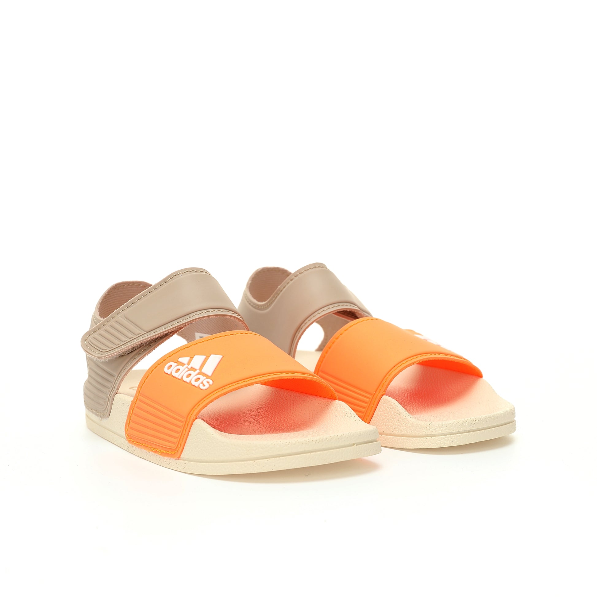 Adidas new open toe "beige, cream, orange"