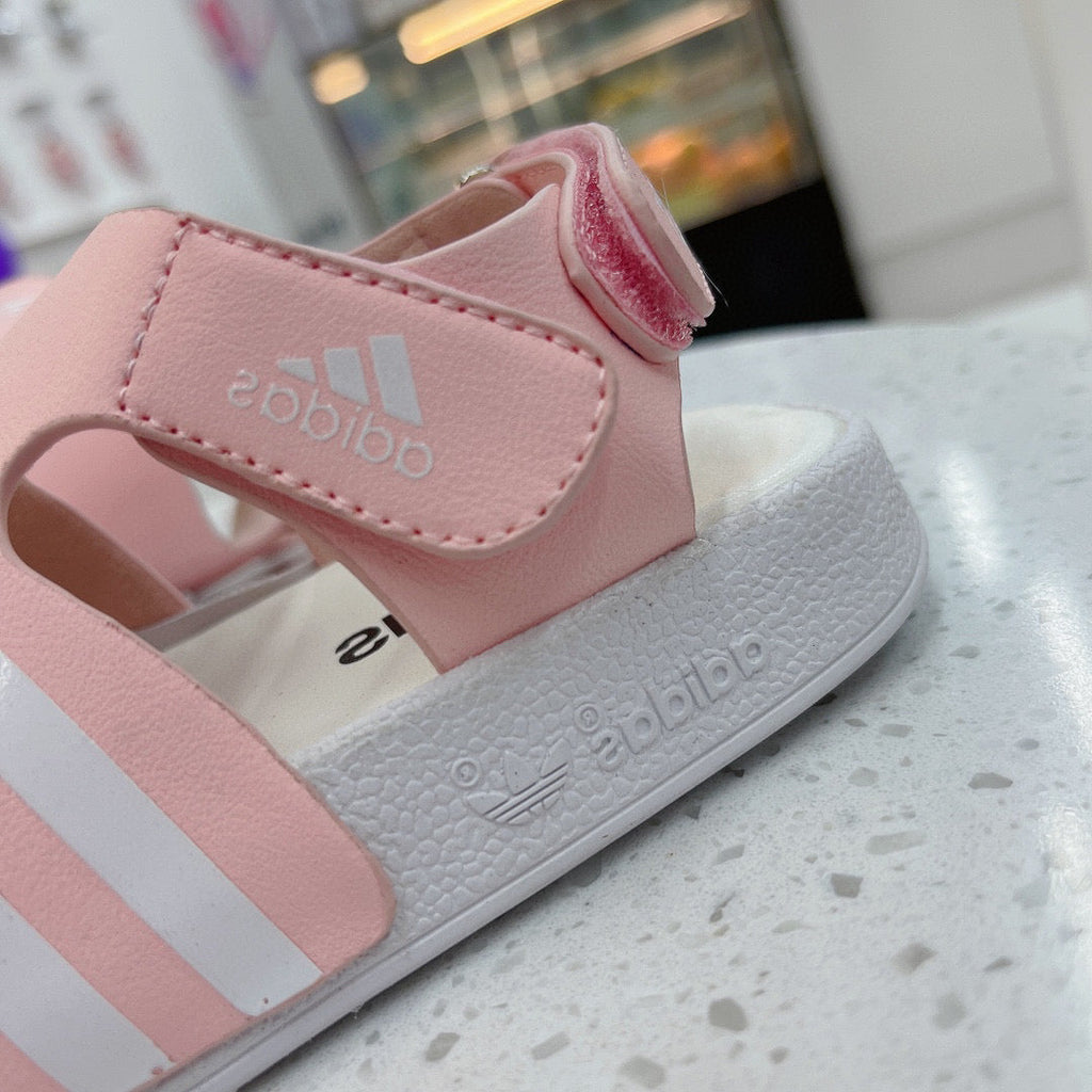Adidas clover new sandals" pink"