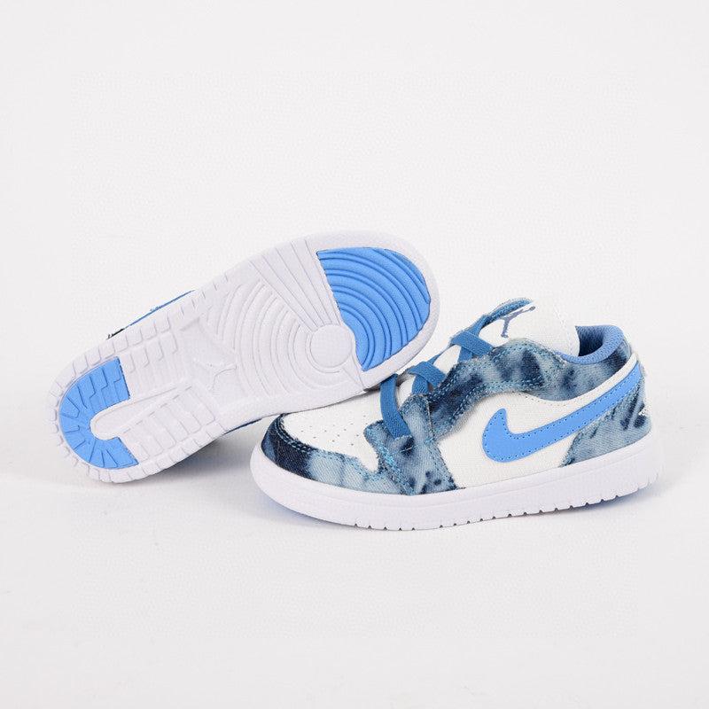 Jordan low top elastic band" white, blue'