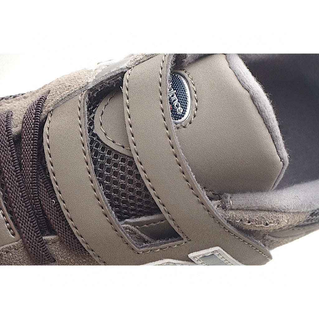 NB327 Rotating Buckle Waffle Gump Children's Shoes" gray"