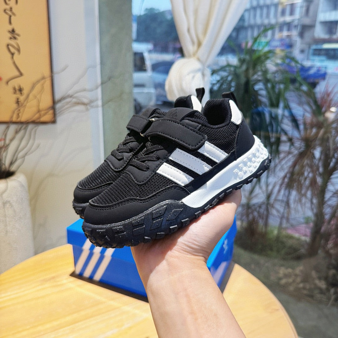 adidas mesh casual hiking shoes" black"