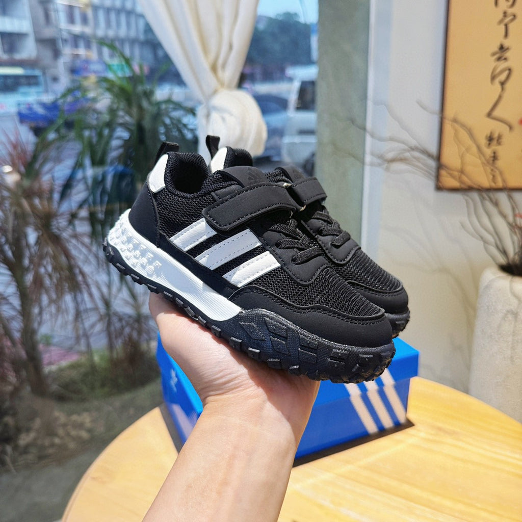 adidas mesh casual hiking shoes" black"