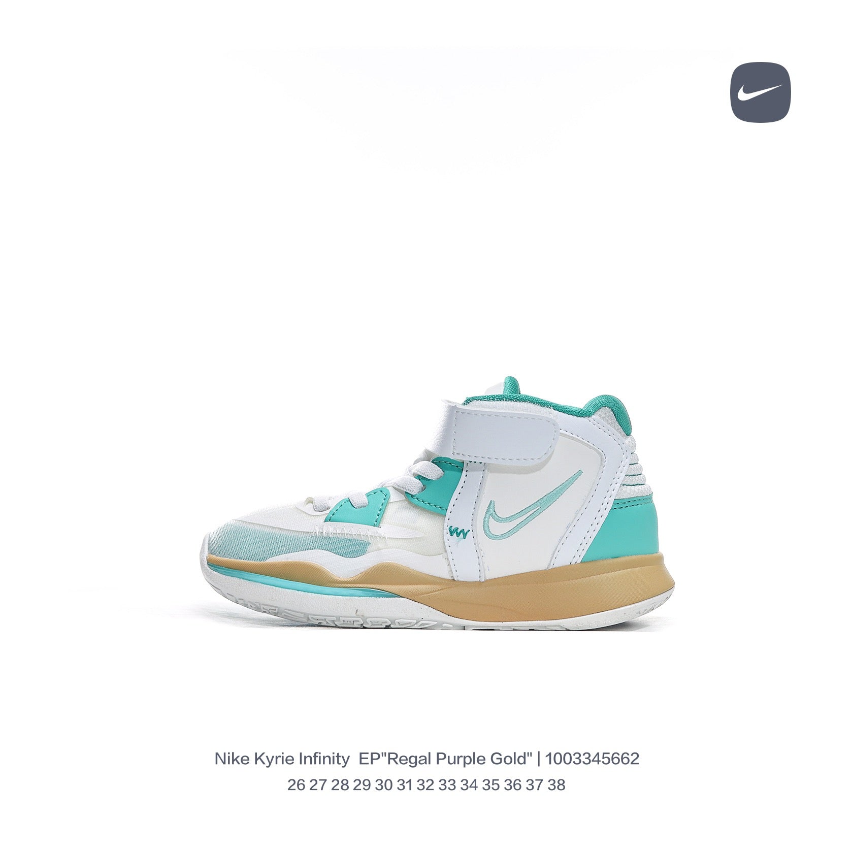 Nike Irving 8 basketball shoes" white, Turquoise"