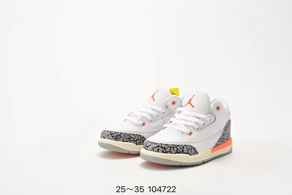 Joe 3" white, orange"