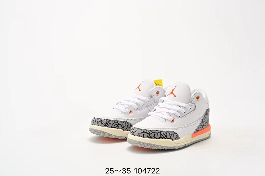 Joe 3" white, orange"