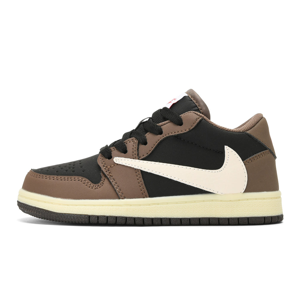 Qiaoyi low-top shoelaces" brown"