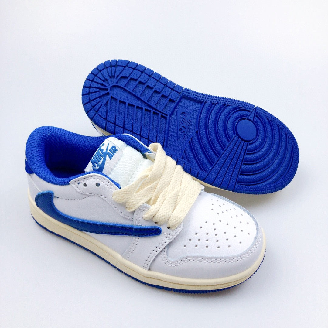 Jordan low-top reverse hook black warrior" white, blue"