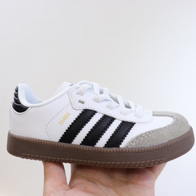 Adidas children's training shoes" white"
