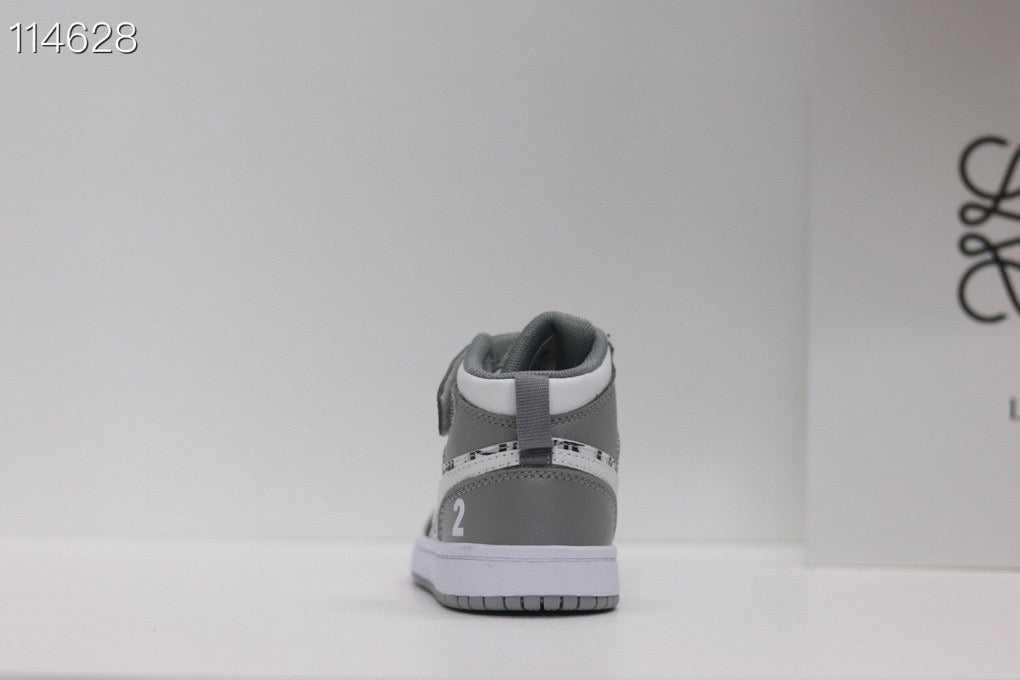 Joe's high-top Velcro children's shoes" cream gray, white"