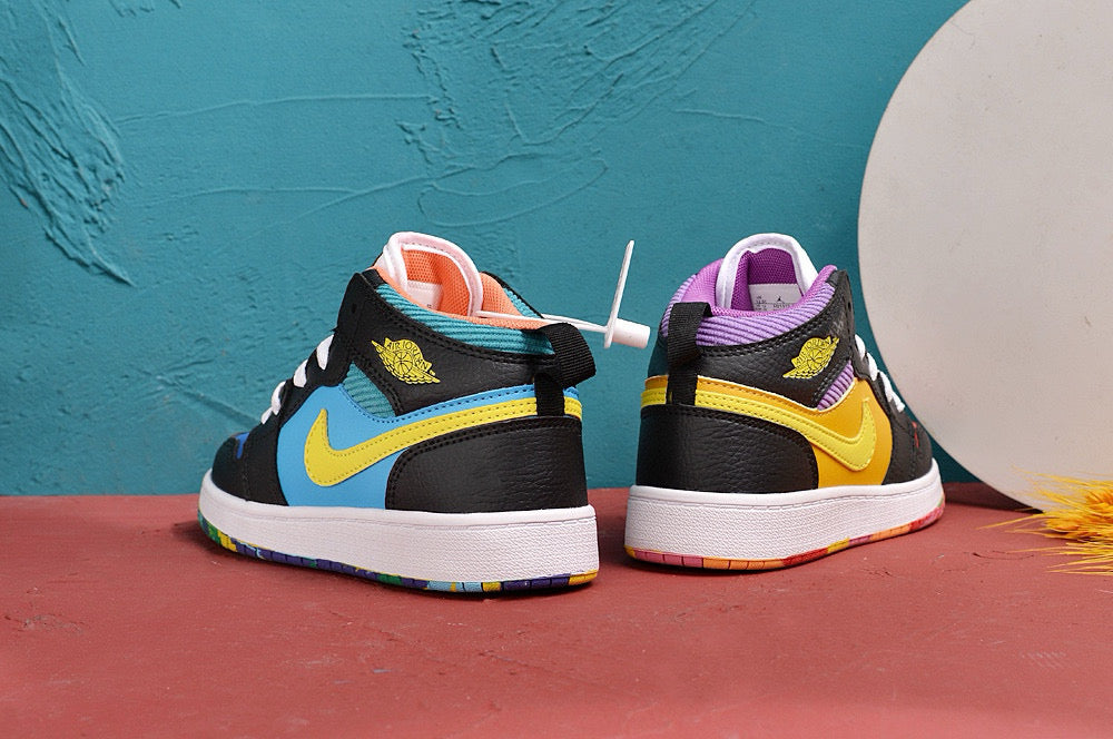 Jordan AJ1 children's shoes" seceral colors"