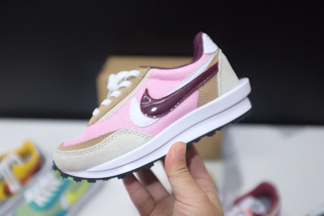 Nike Waffle Casual Jogging Shoes Deconstructed Double Hook