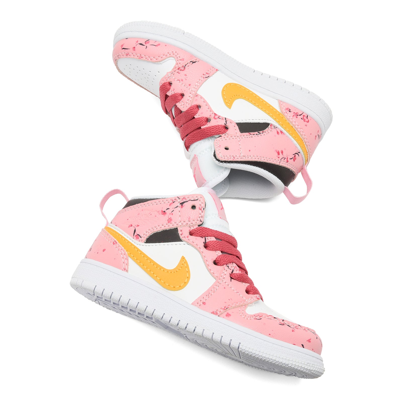 AJ-127" white, pink"