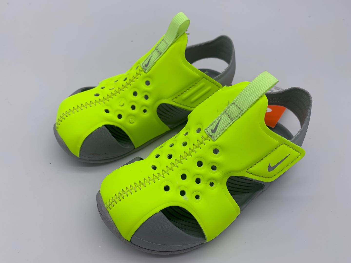 Nike Crocs " lime green, gray"