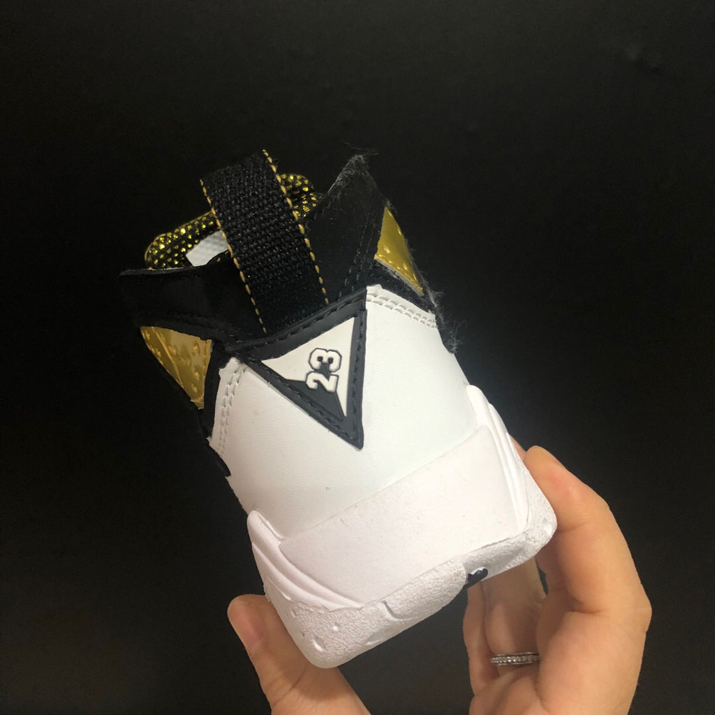 Jordan 7" white, gold"