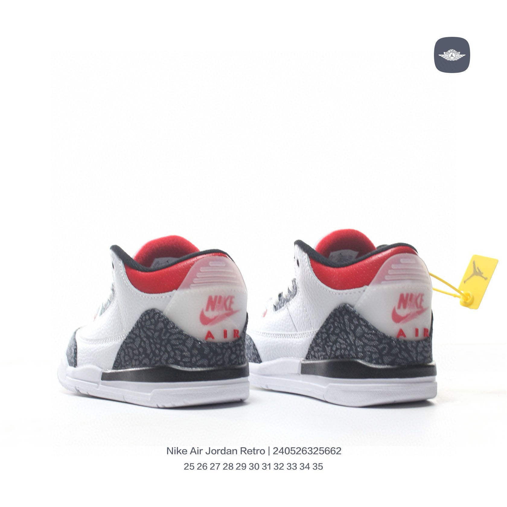 Joe 3" white, red"