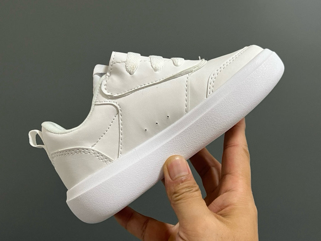 Adidas Little Dragon joint Velcro children's shoes" white"