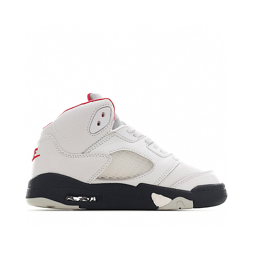 Jordan 5 children's shoes" white, red"
