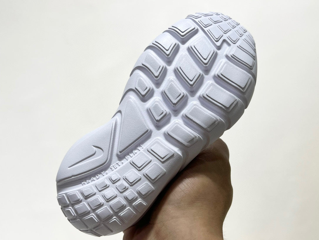 Nike's new barefoot slip" white, purple"