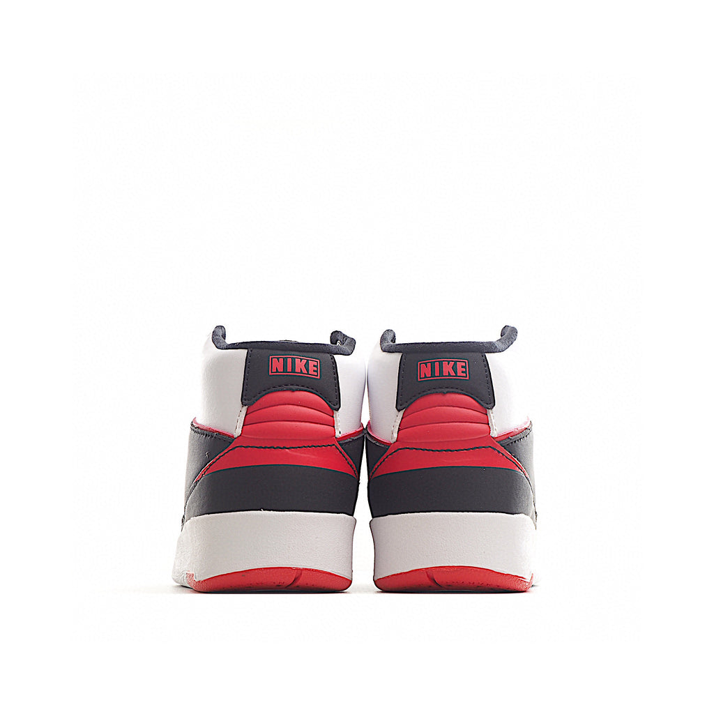 Jordan 2 retro running shoes for kids " white, black"