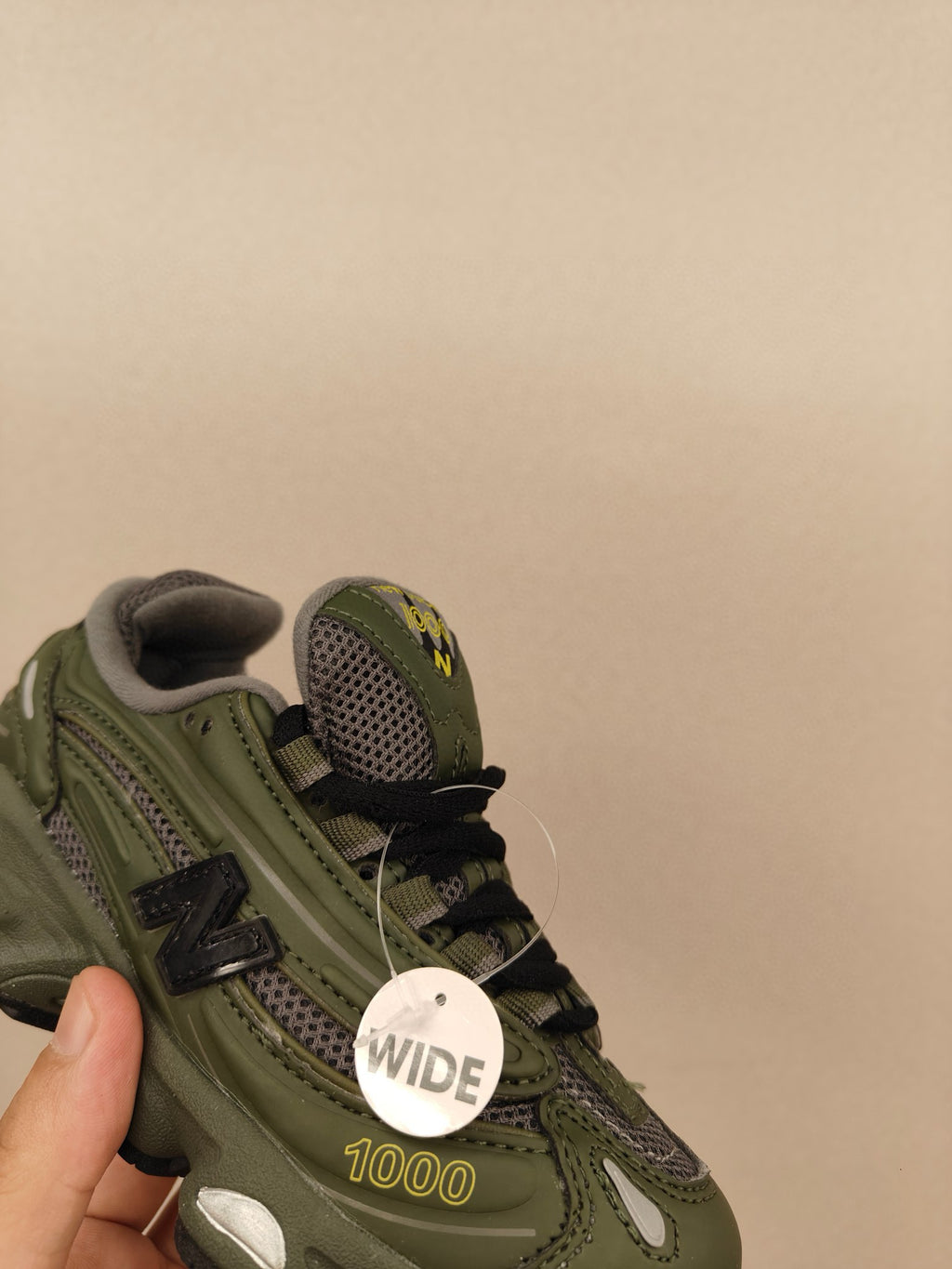 NB1000 lace-up children's shoes" olive green"