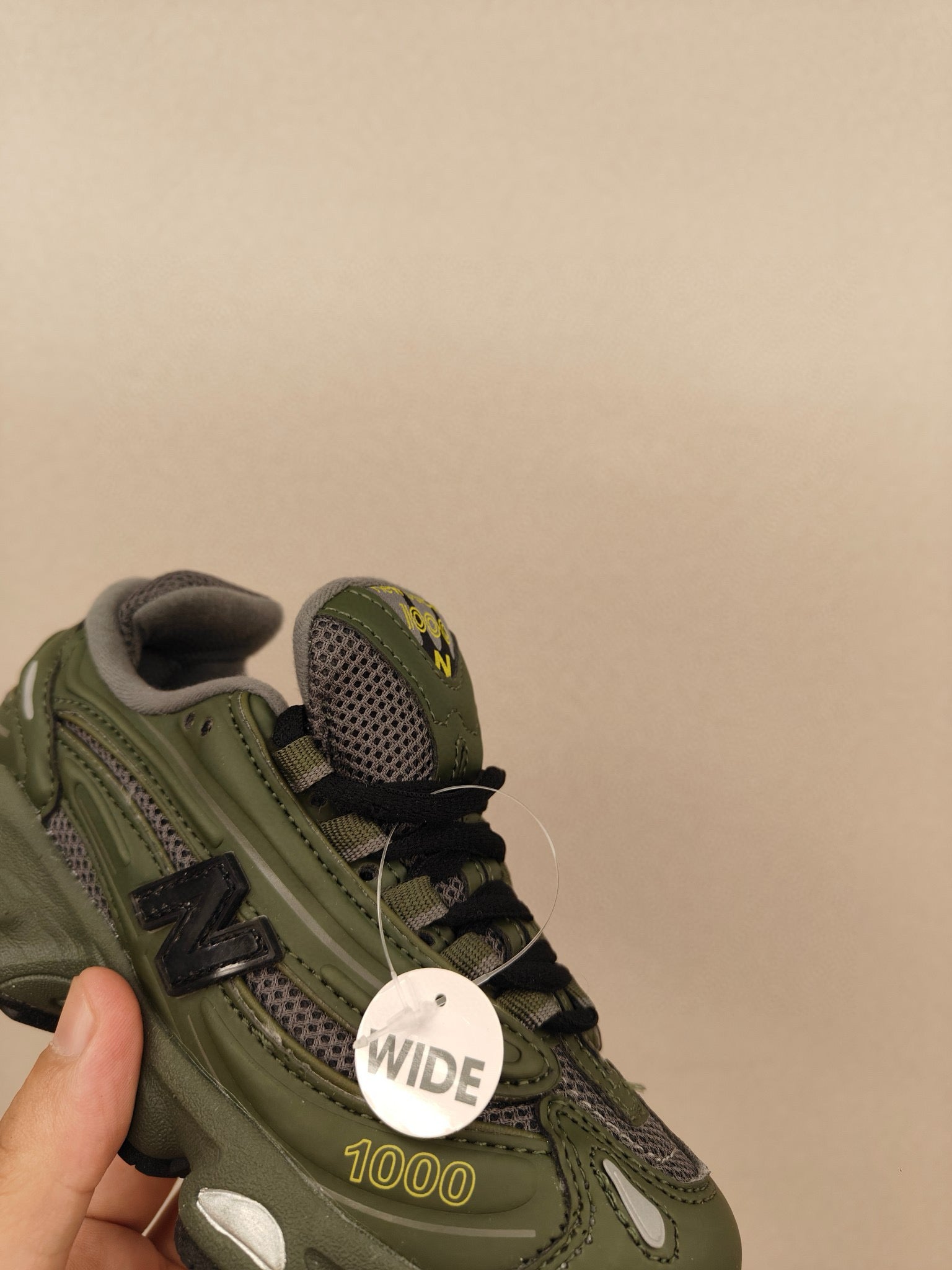 NB1000 lace-up children's shoes" olive green"